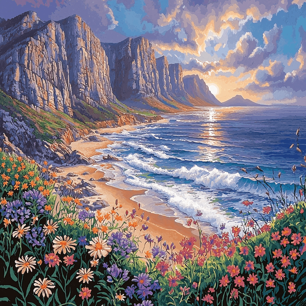 Cape Of Good Hope - South Africa Paint By Number