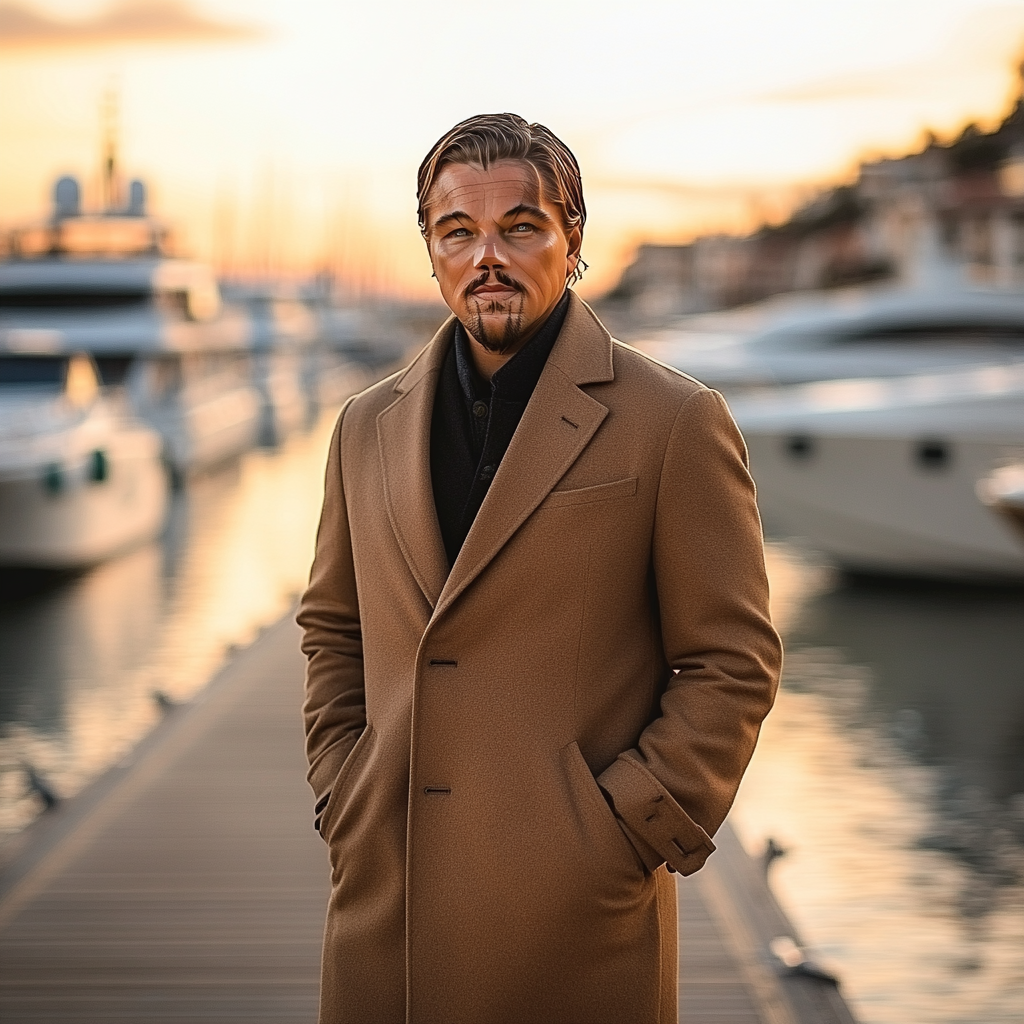 Leonardo DiCaprio: Tides Of Ambition And Oceanic Resolve Numbered painting kits