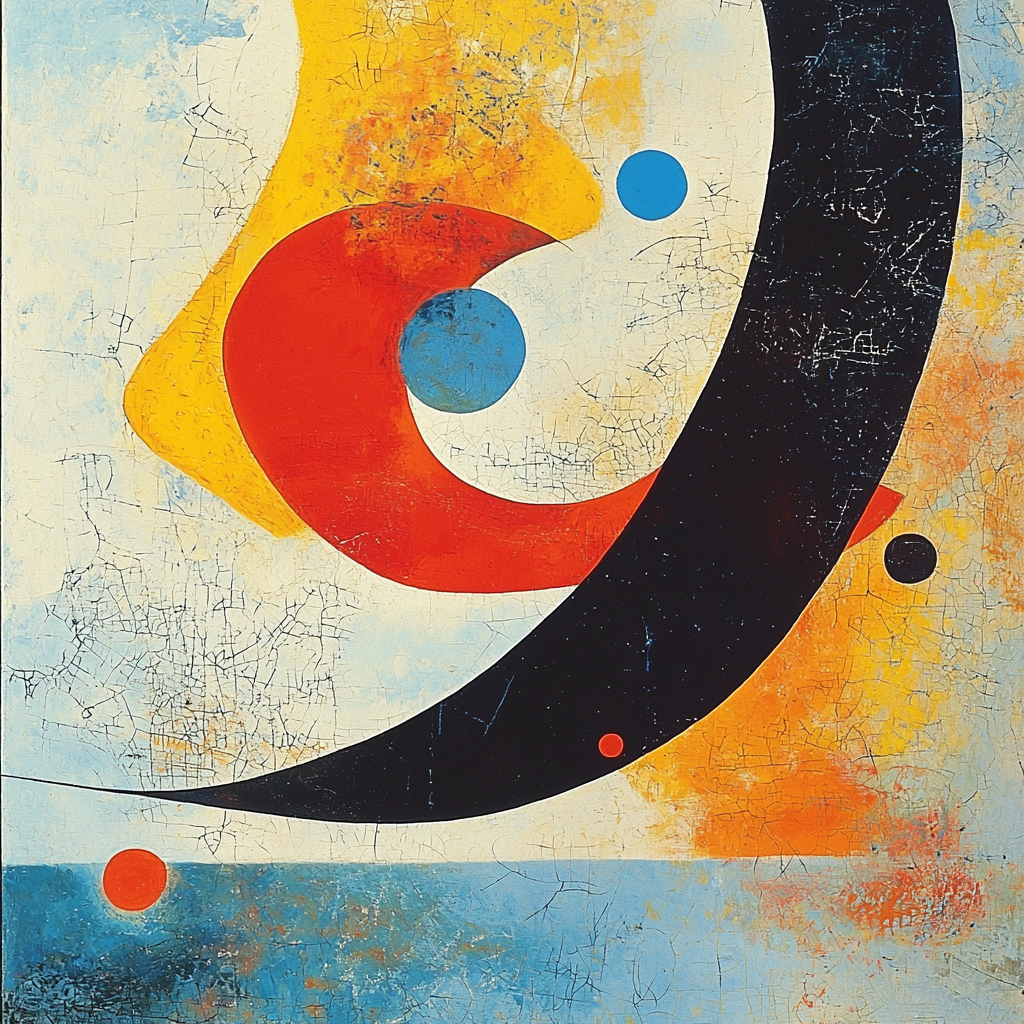 Joan Miró Inspired Surreal Imagination Paint By Numbers