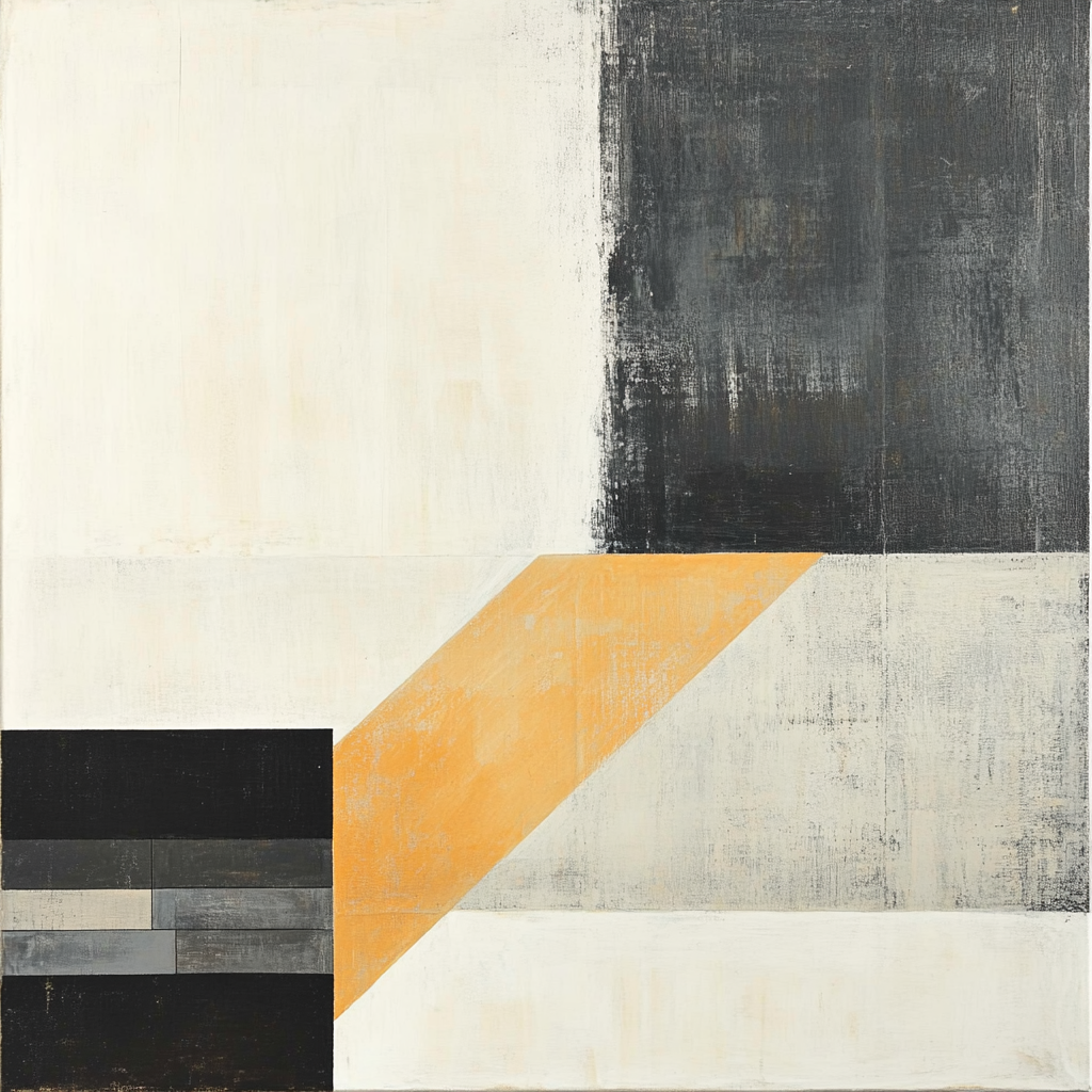 Kazimir Malevich Inspired Diagonal Silence Composition DIY paint by numbers