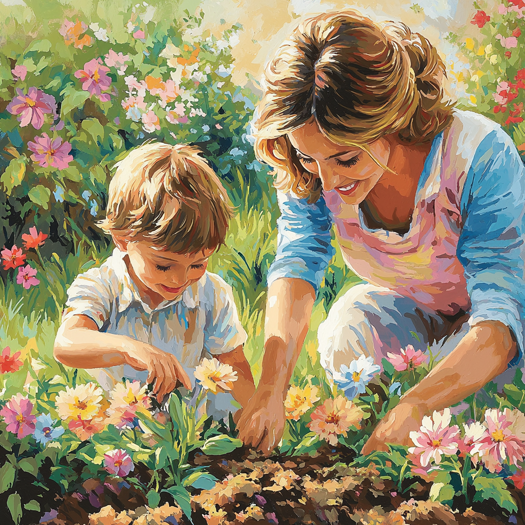 Springtime Nurture Paint By Color