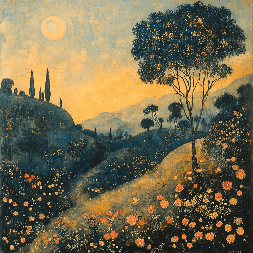 Odilon Redon Inspired Mystic Landscapes Paint By Color