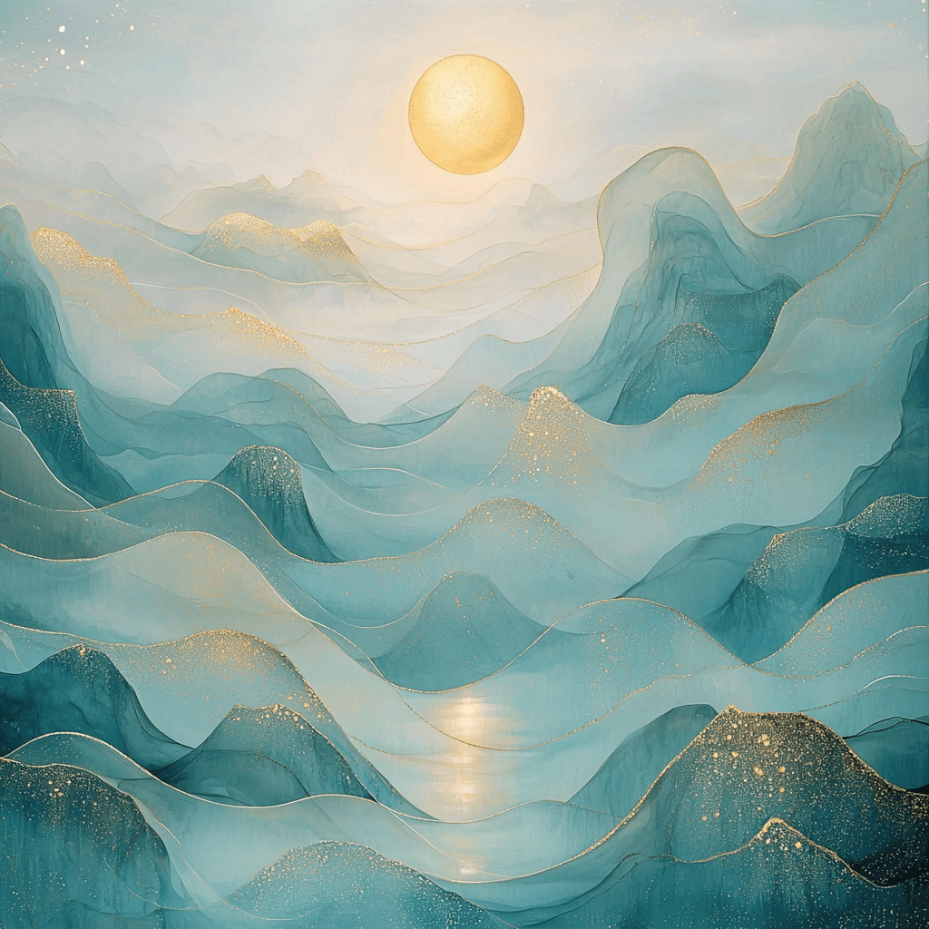 Gustav Klimt Inspired Veils Of Serenity DIY Paint By Numbers