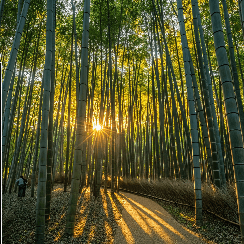 Kyoto Bamboo Grove - Japan Painting Number Kit