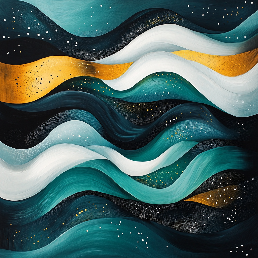 Yayoi Kusama Inspired Ocean Of Dots Paint by numbers art