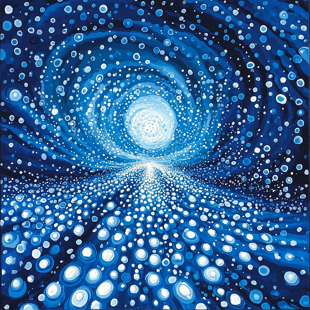 Yayoi Kusama Inspired Polka Dreamscape Numbered Painting Kits