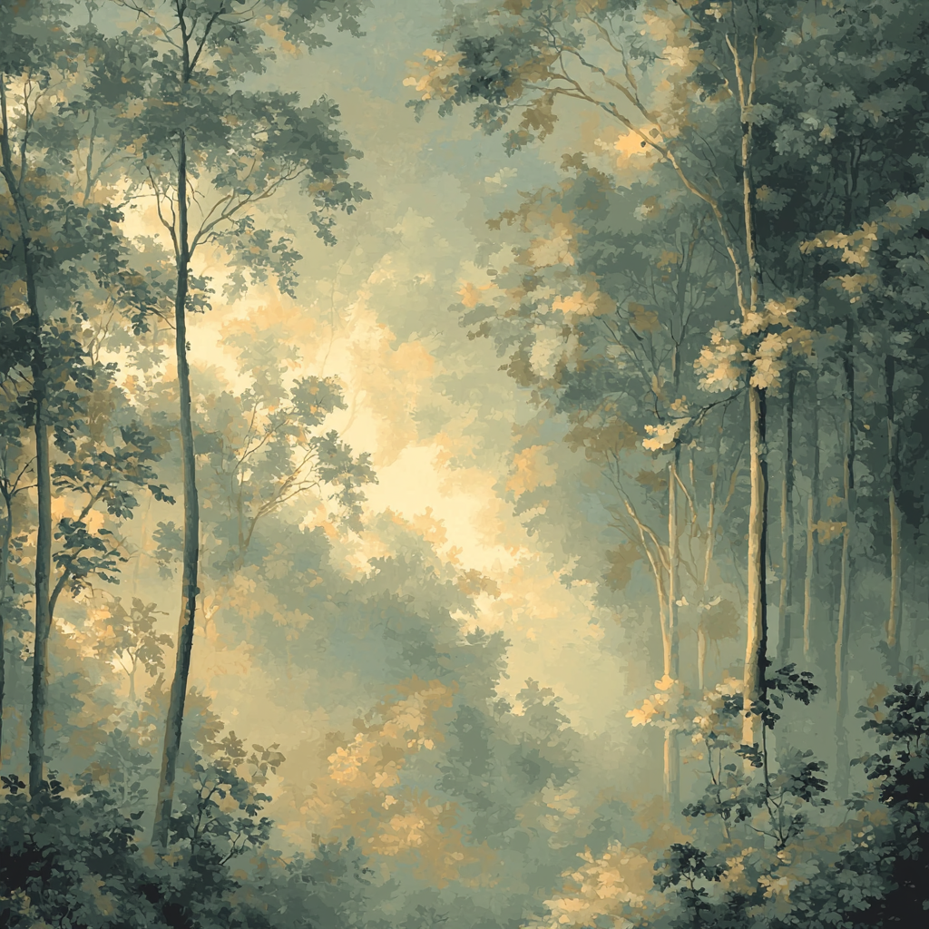 Leonardo Da Vinci Inspired Silent Forest Echoes Paint By Numbers Kits