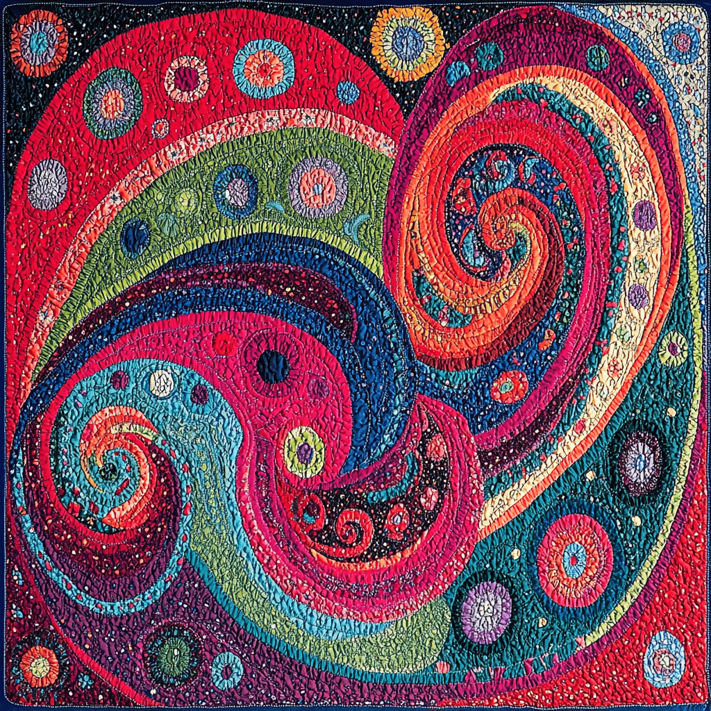 Contemporary Bohemian Style Inspired Eclectic Bohemian Tapestry Number Painting