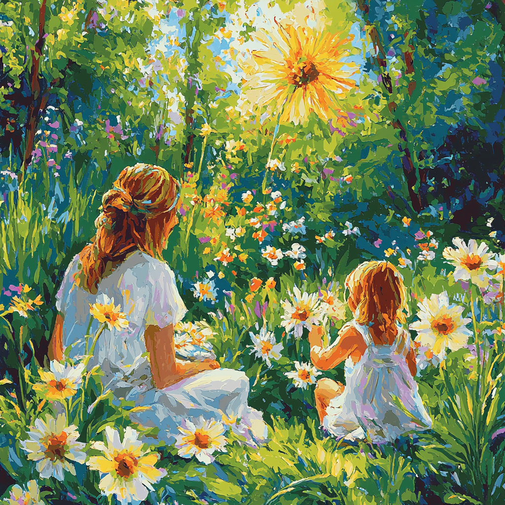 Mommy's Garden Of Dreams Painting By Numbers Kit