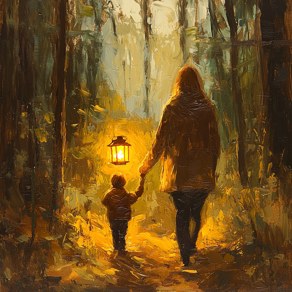 A Mother’s Light Paint By Numbers