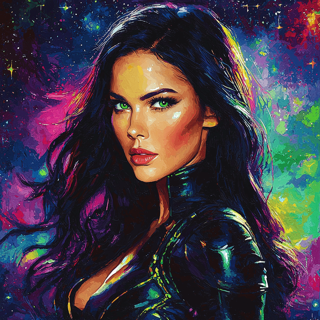 Zoe Saldana: The Intergalactic Icon Of Strength Paint By Number