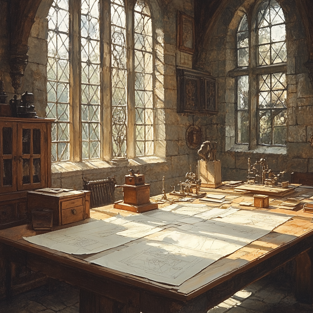 Leonardo Da Vinci Inspired Inventors Study Painting by numbers kit