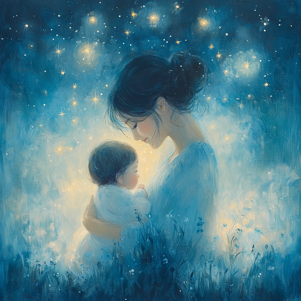 Lullaby Of Stars Painting Number Kit
