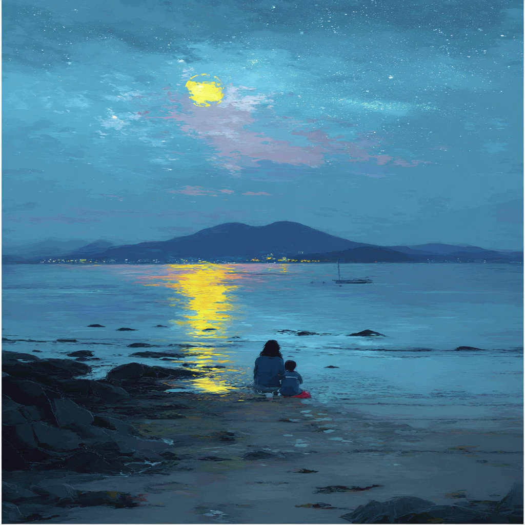 Moonlit Bedtime Tales Number Painting