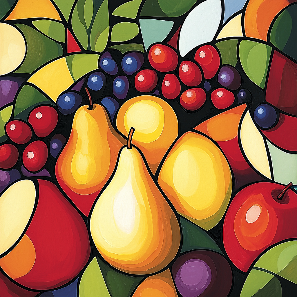 Pablo Picasso Inspired Picasso's Fruit Harmony DIY Paint By Numbers