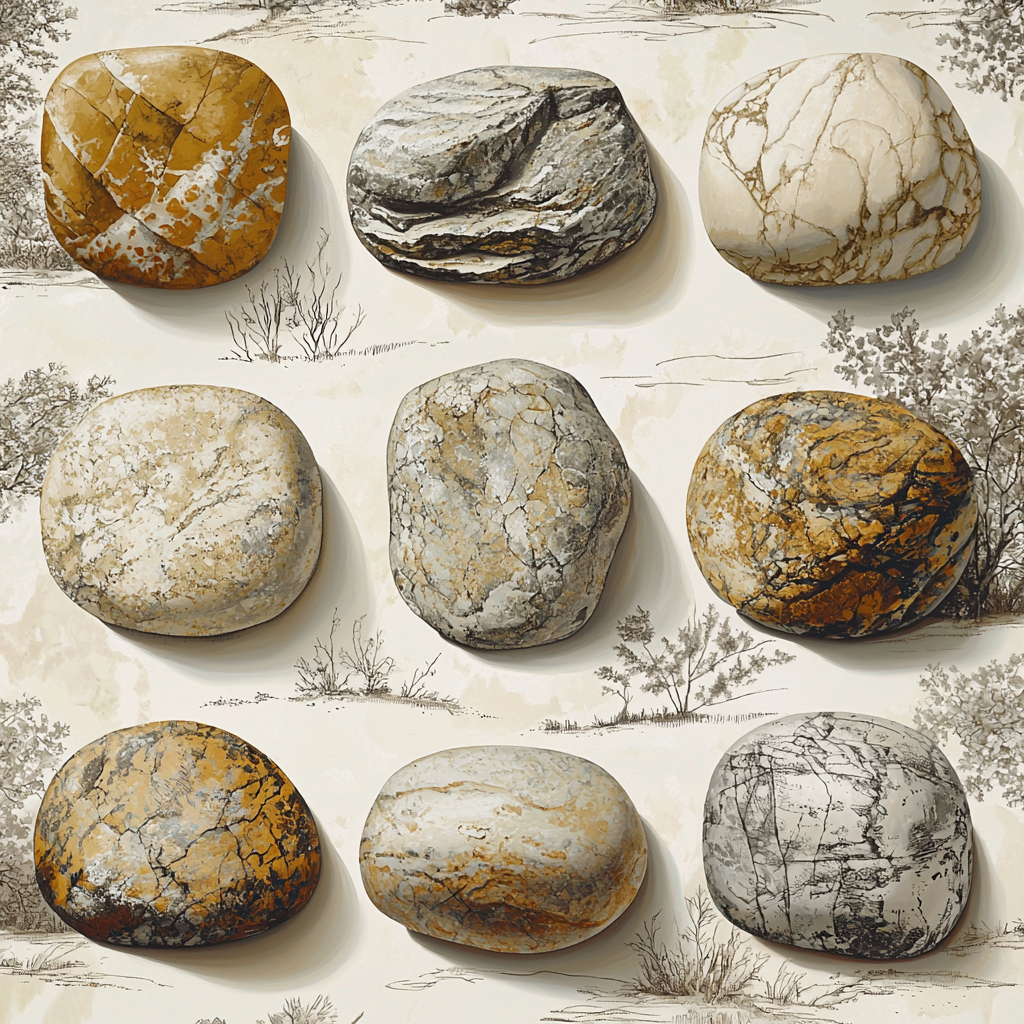Leonardo Da Vinci Inspired The Serenity Of Stone Painting By Numbers Kit