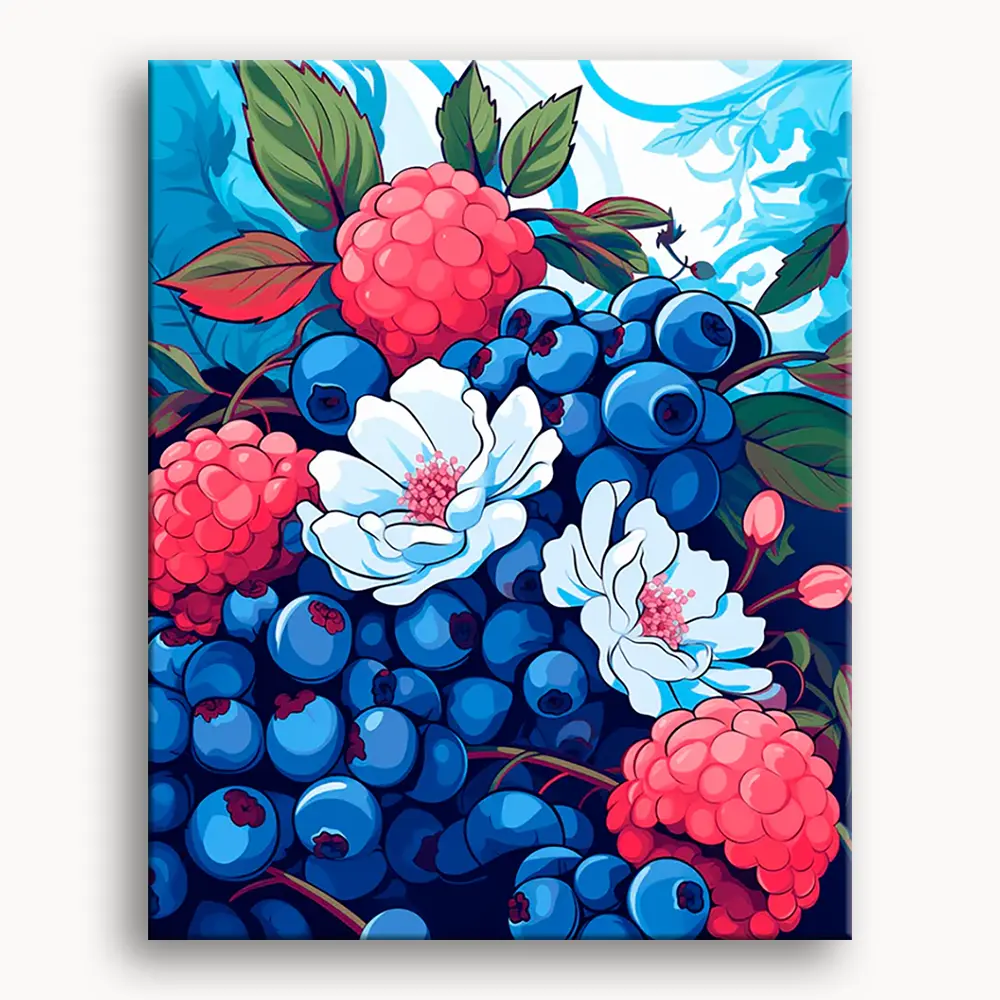 Happy Painting Exclusive DIY Paint by Number Kit Stress Relief Relaxation Toys Beginner Painting Kits Handicrafts with Lions Flowers & Birds Designs