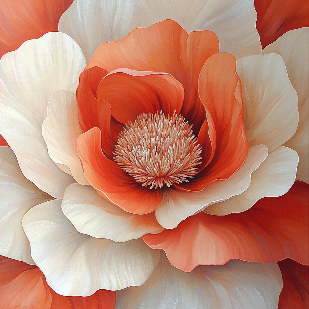 Georgia OKeeffe Inspired Desert Flowers painting number kit