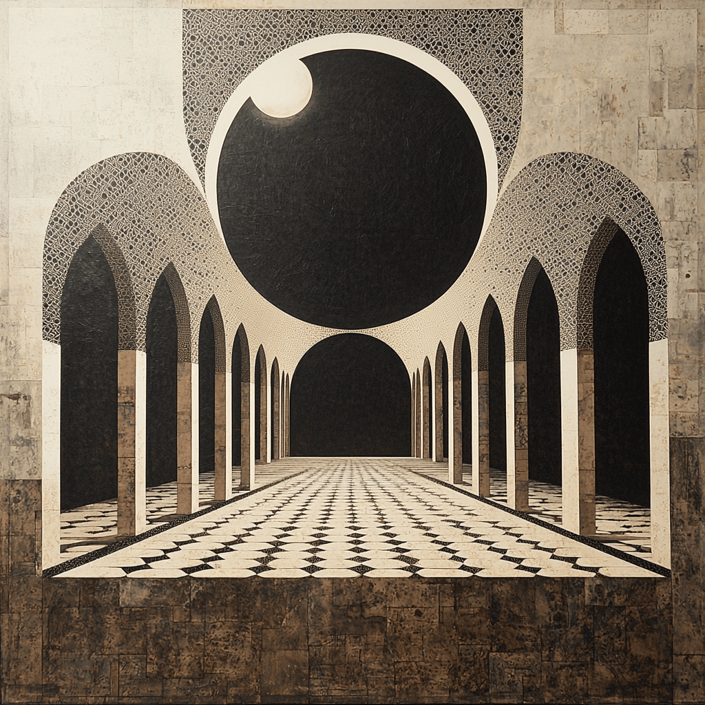 M.C. Escher Inspired Eclipse Of Patterns Numbered Painting Kits