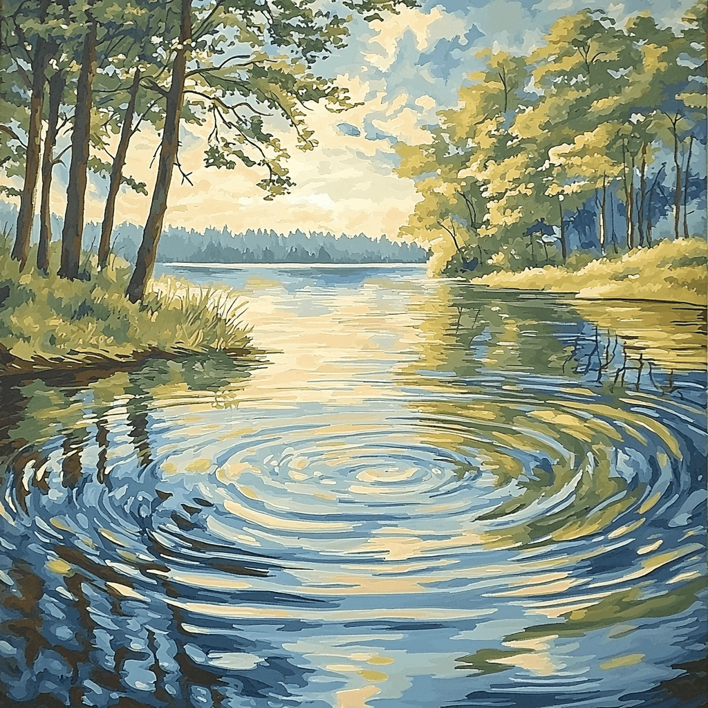 Claude Monet Inspired Tranquil Waters Paint By Numbers