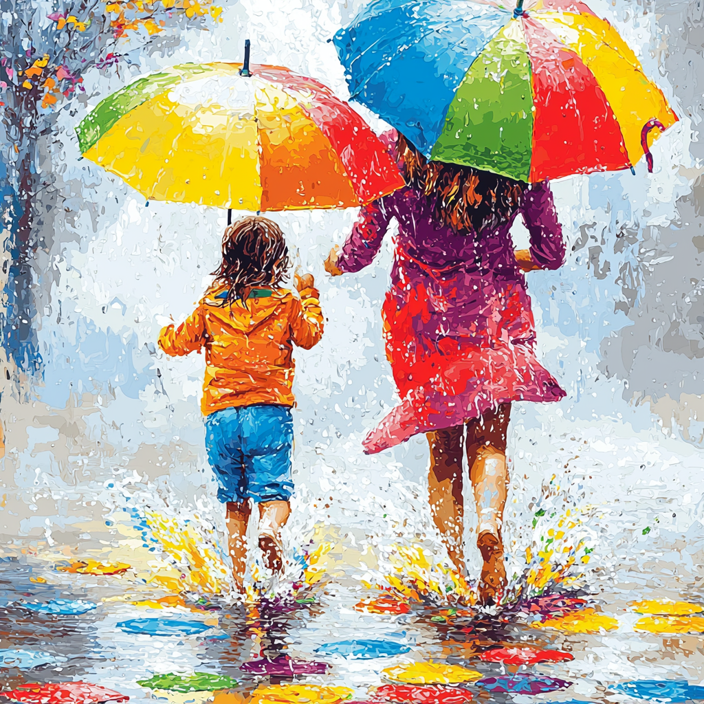 Adventures On A Cloudy Day Paint By Color
