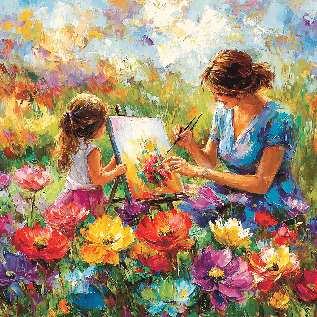 Blooming Bonds Paint By Number
