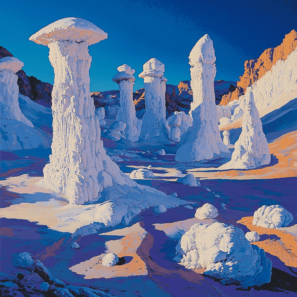 White Desert National Park - Egypt Paint By Number