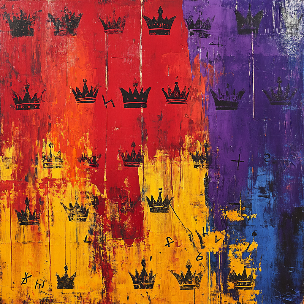 Jean-Michel Basquiat Inspired Echoes Of Resistance Paint by numbers art