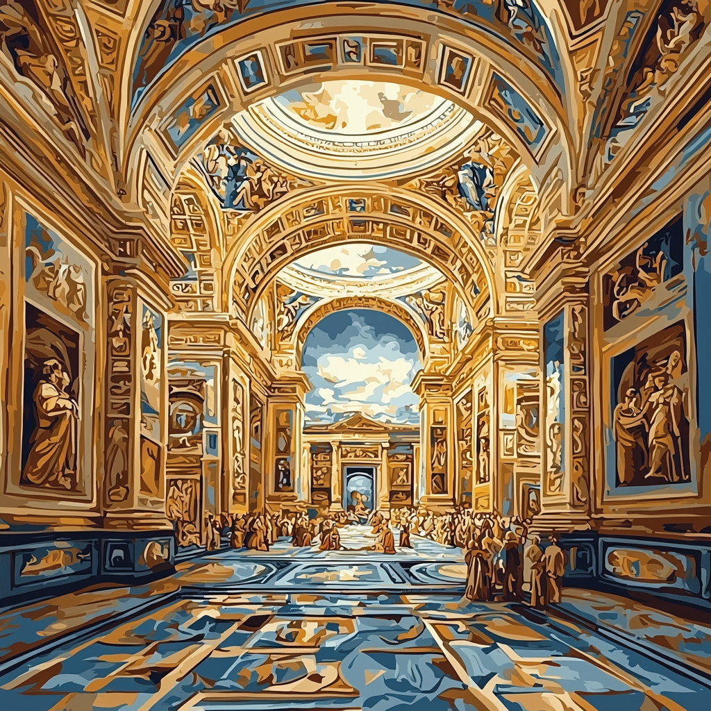 Michelangelo Inspired Renaissance Revival Painting Number Kit