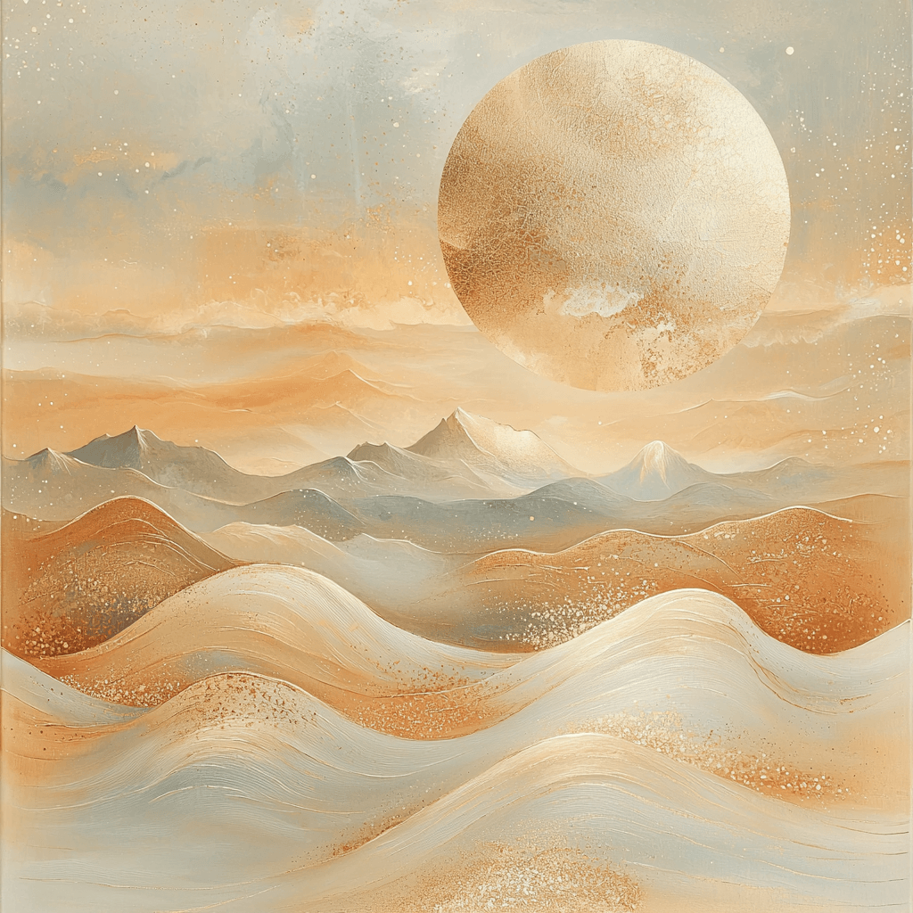 Michelangelo Inspired Celestial Mirage Paint By Color