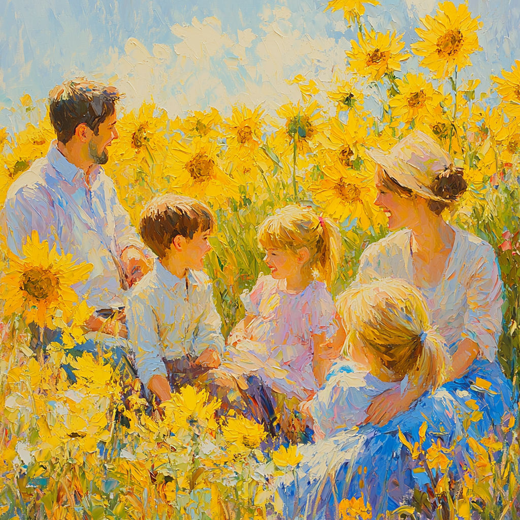 Sunshine Of A Mother's Smile Paint By Color