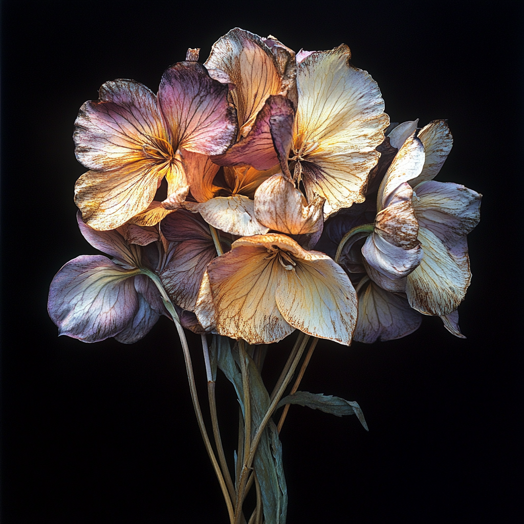 Caravaggio Inspired Memento Flora Number painting