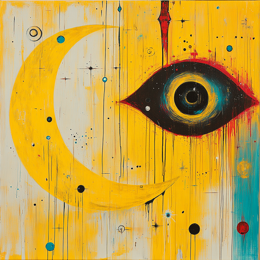 Joan Miró Inspired Dream Orbit Painting by numbers kit