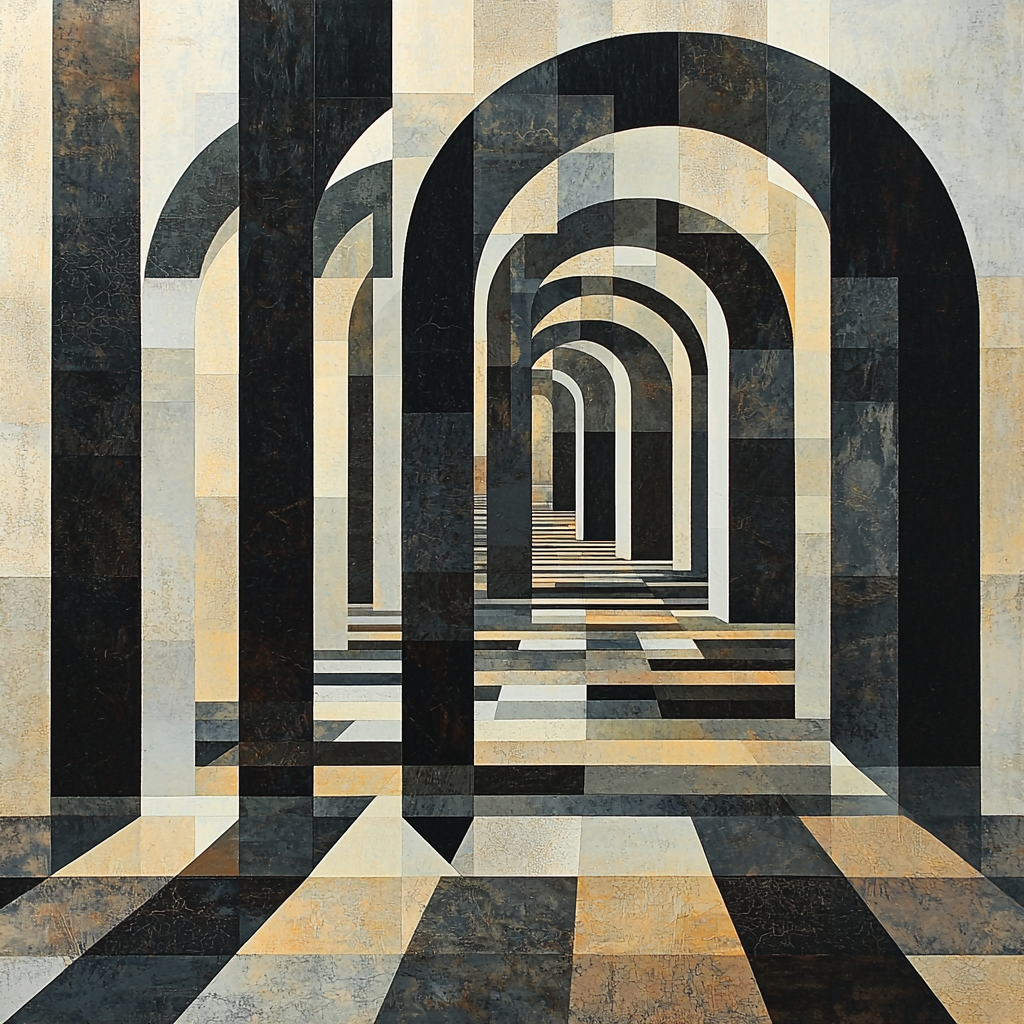 M.C. Escher Inspired The Geometric Veil Numbered Painting Kits