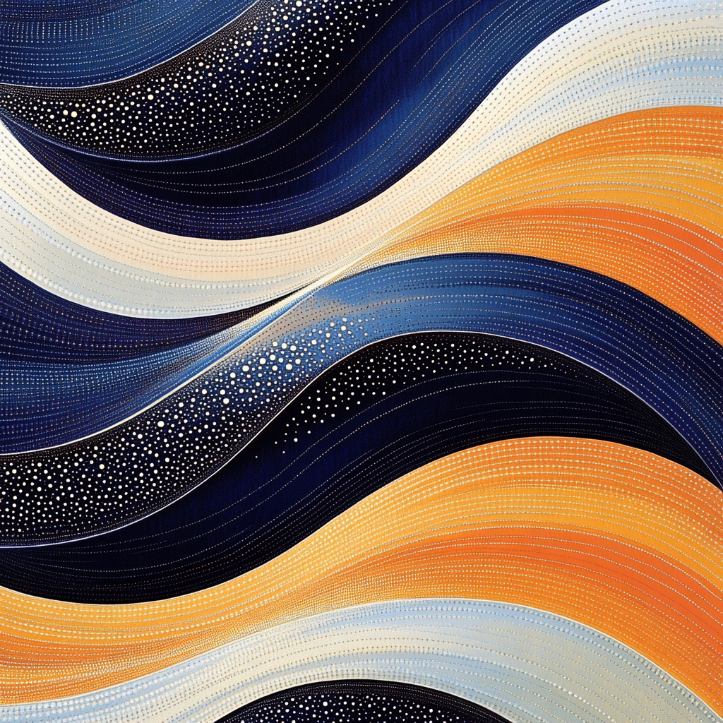 Yayoi Kusama Inspired Time Loop Field Numbered painting kits