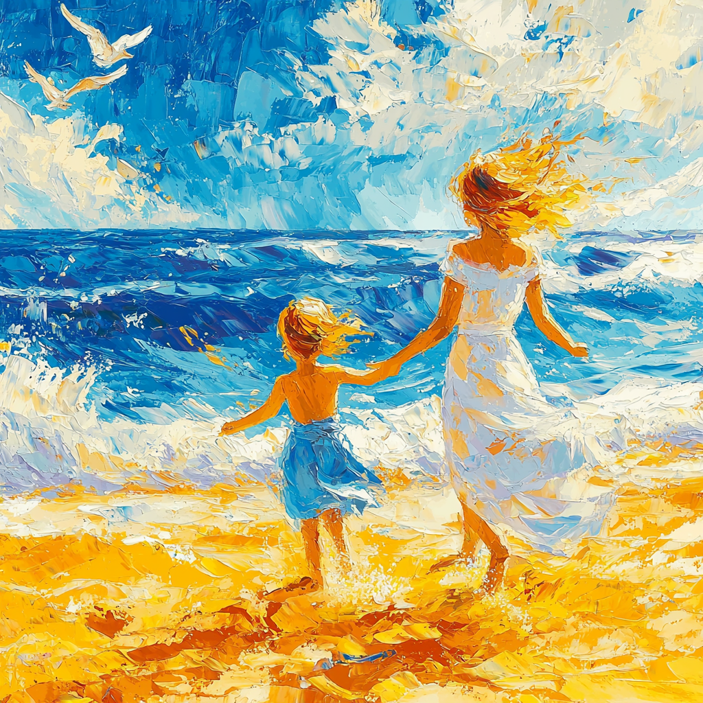 Sweet Summer Moments Number Painting