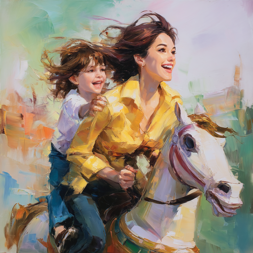 Cherished Carousel Paint By Color