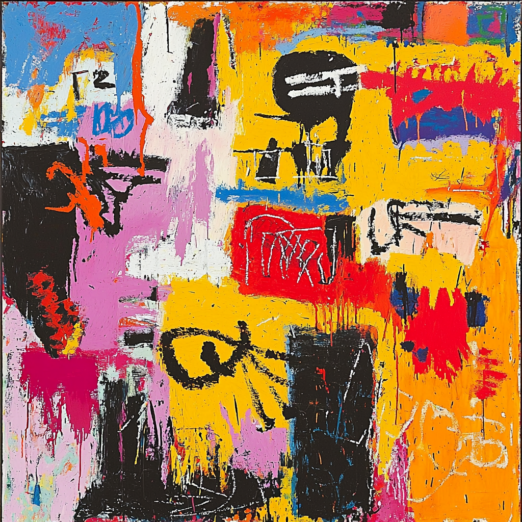 Jean-Michel Basquiat Inspired The Language Of Colors Paint By Numbers Kits