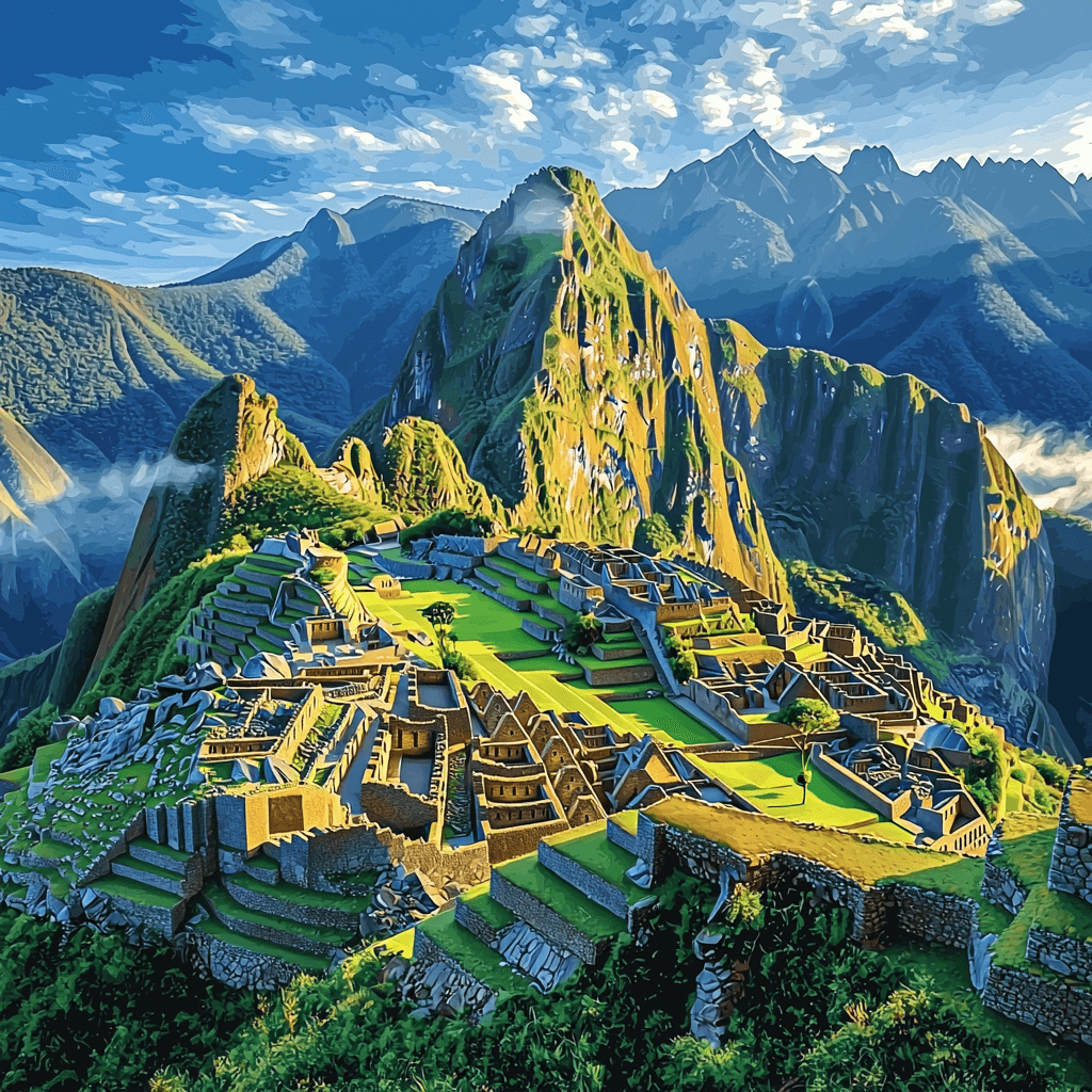 Machu Picchu - Cusco Paint By Numbers Art