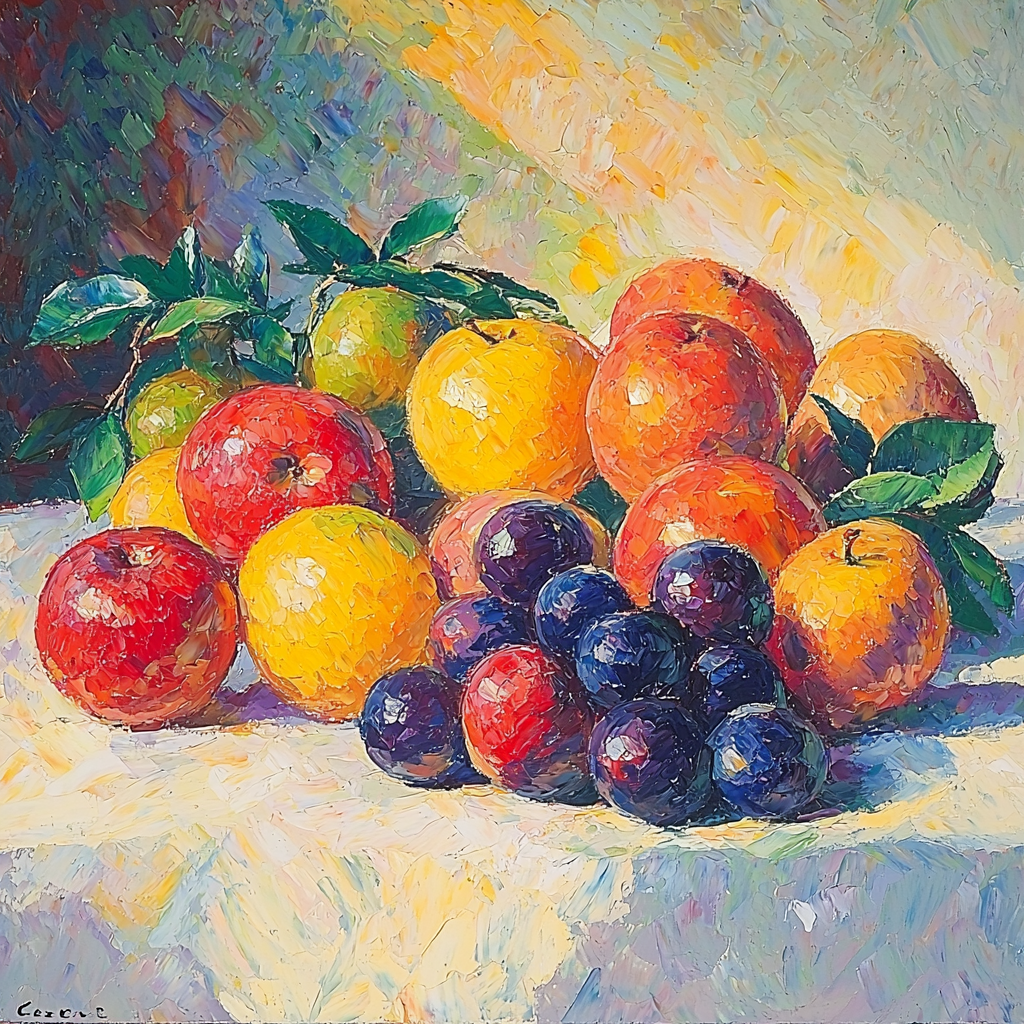 Paul Cézanne Inspired Sunlit Stillness Paint By Number