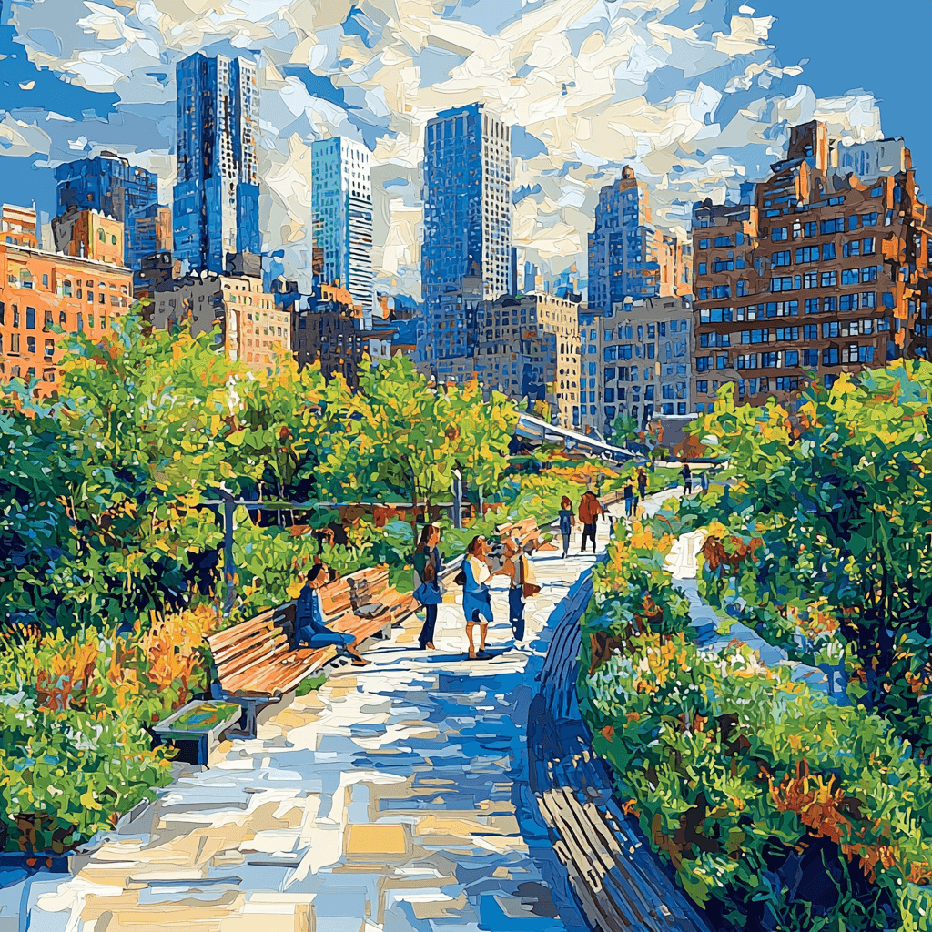 The High Line - New York City Paint By Number