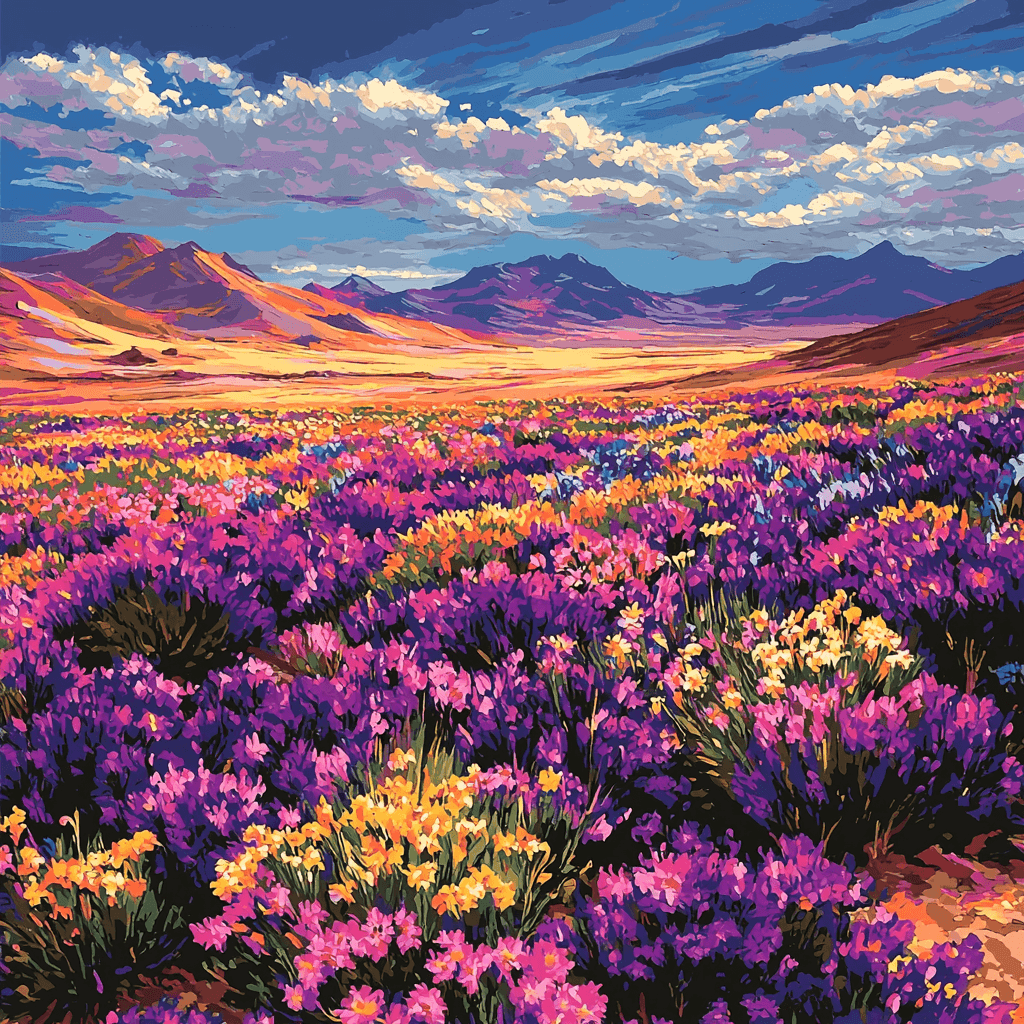 Desierto Florido - Atacama Desert Paint By Numbers Kits