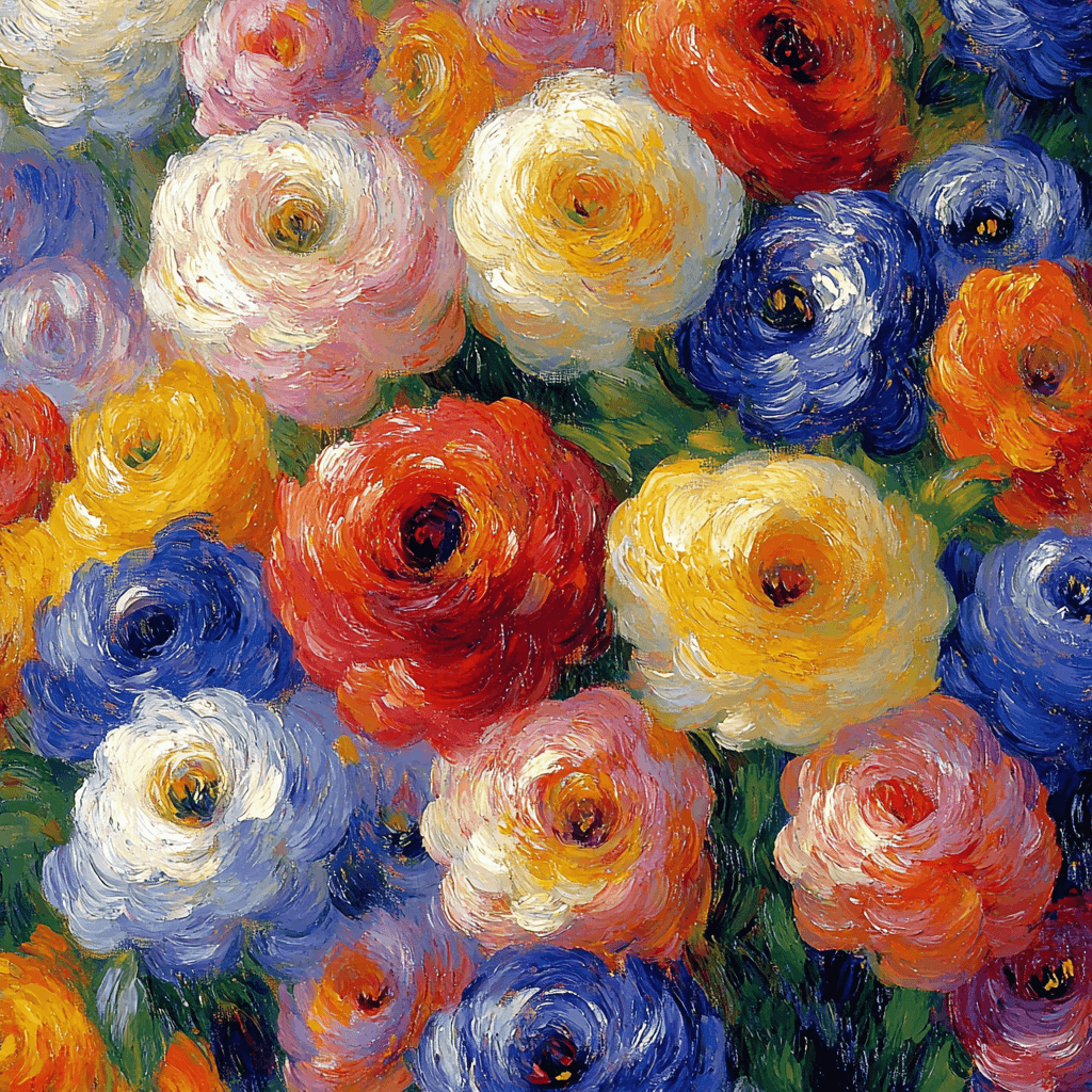 Pierre-Auguste Renoir Inspired Dreamlike Bloom Paint By Numbers