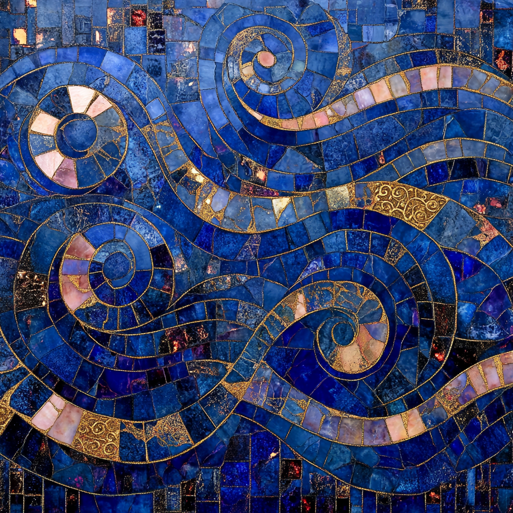 Gustav Klimt Inspired Eternal Mosaic Paint by numbers kits