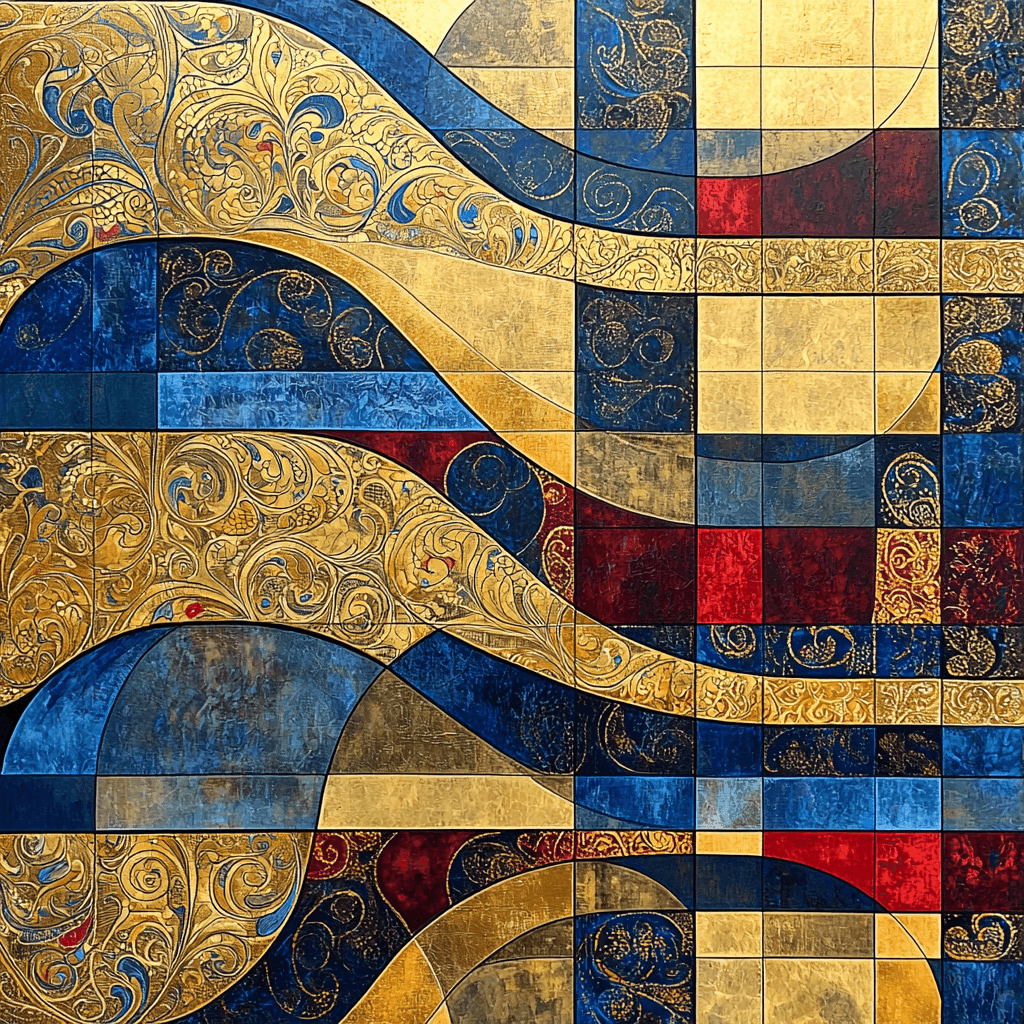 Gustav Klimt Inspired Mystical Patterns Paint By Number