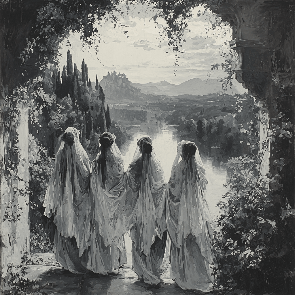 Caravaggio Inspired Veil Of Dreams DIY Paint By Numbers