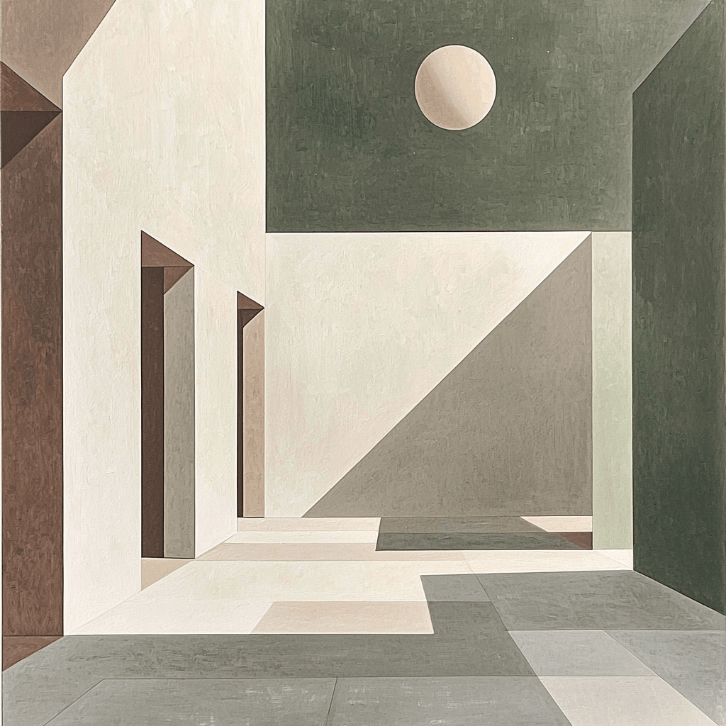 Barbara Hepworth Inspired Hepworth's Geometric Landscapes Paint By Numbers
