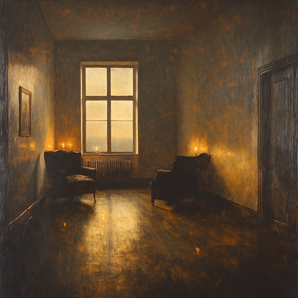 Rembrandt Inspired Candlelit Interior Portrait Painting by numbers kit