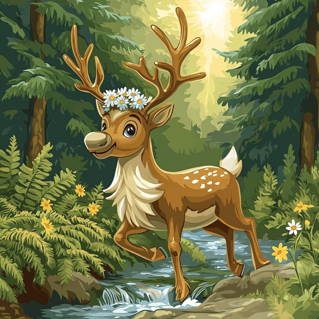 Sven Forest Play paint by numbers