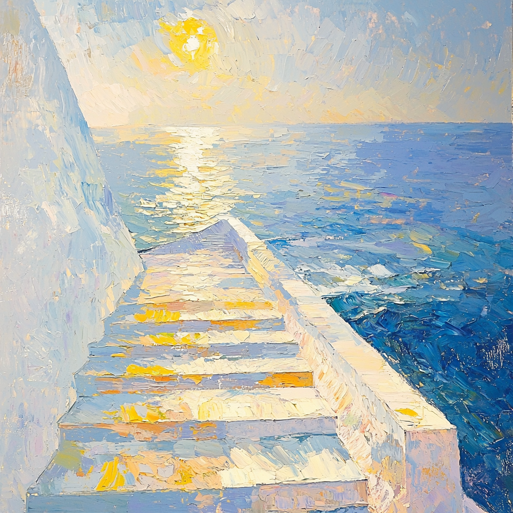 Paul Cézanne Inspired Transcendent Light DIY Paint By Numbers